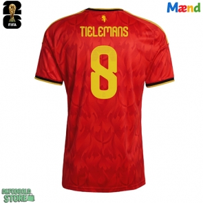 Belgien Youri Tielemans #8 Replika Hjemmebanetrøje VM 2026 Kortærmet